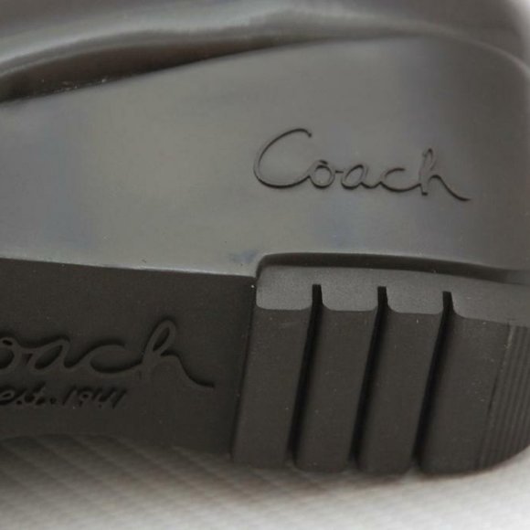 Coach CANTINA Signature Quilted Wedge Boot Brown - Picture 8 of 12